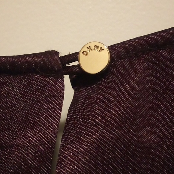 NWT - DKNY ARTISAN CHIC Dark Wine Sleeveless Blouse - Size Large - Picture 11 of 11